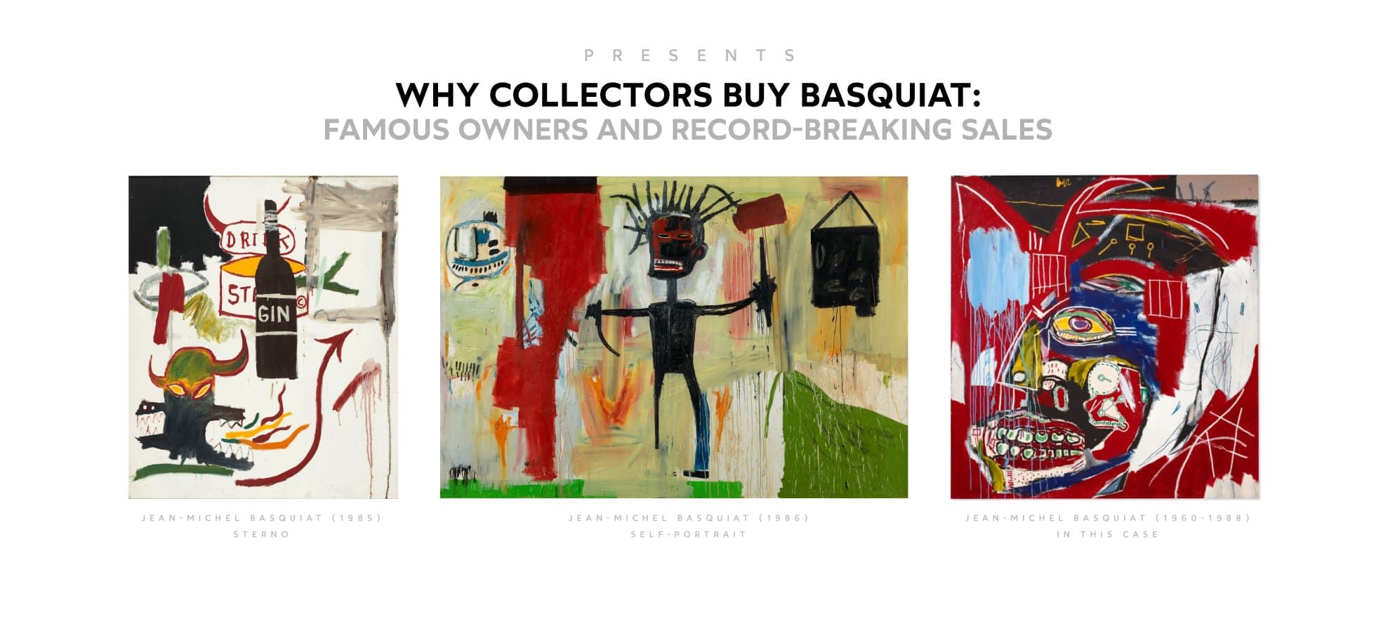 Famous owners of Basquiat