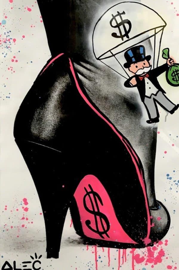 PINK BOTTOM$ – ALEC MONOPOLY X HELMUT NEWTON