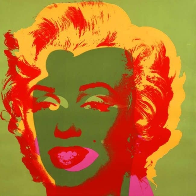 Marilyn Monroe 25 By Andy Warhol