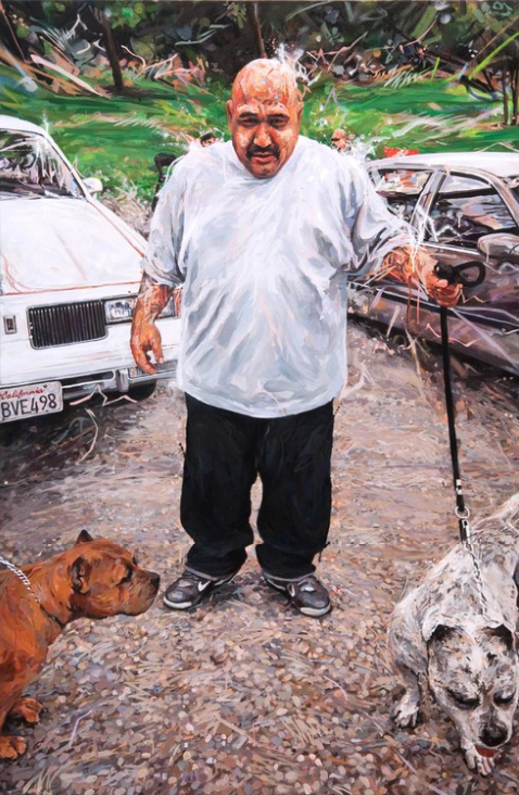 Elysian Park Bull Pitt by Michael Vasquez