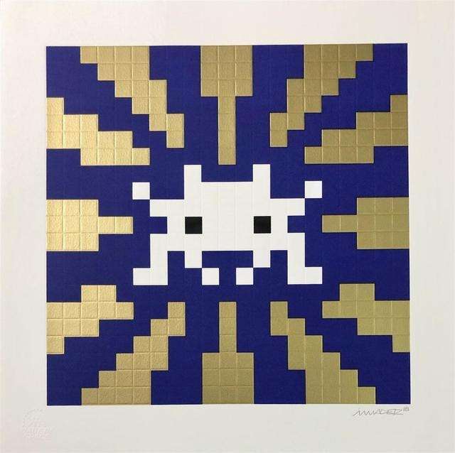 SUNSET (GOLD & BLUE) - Space Invader