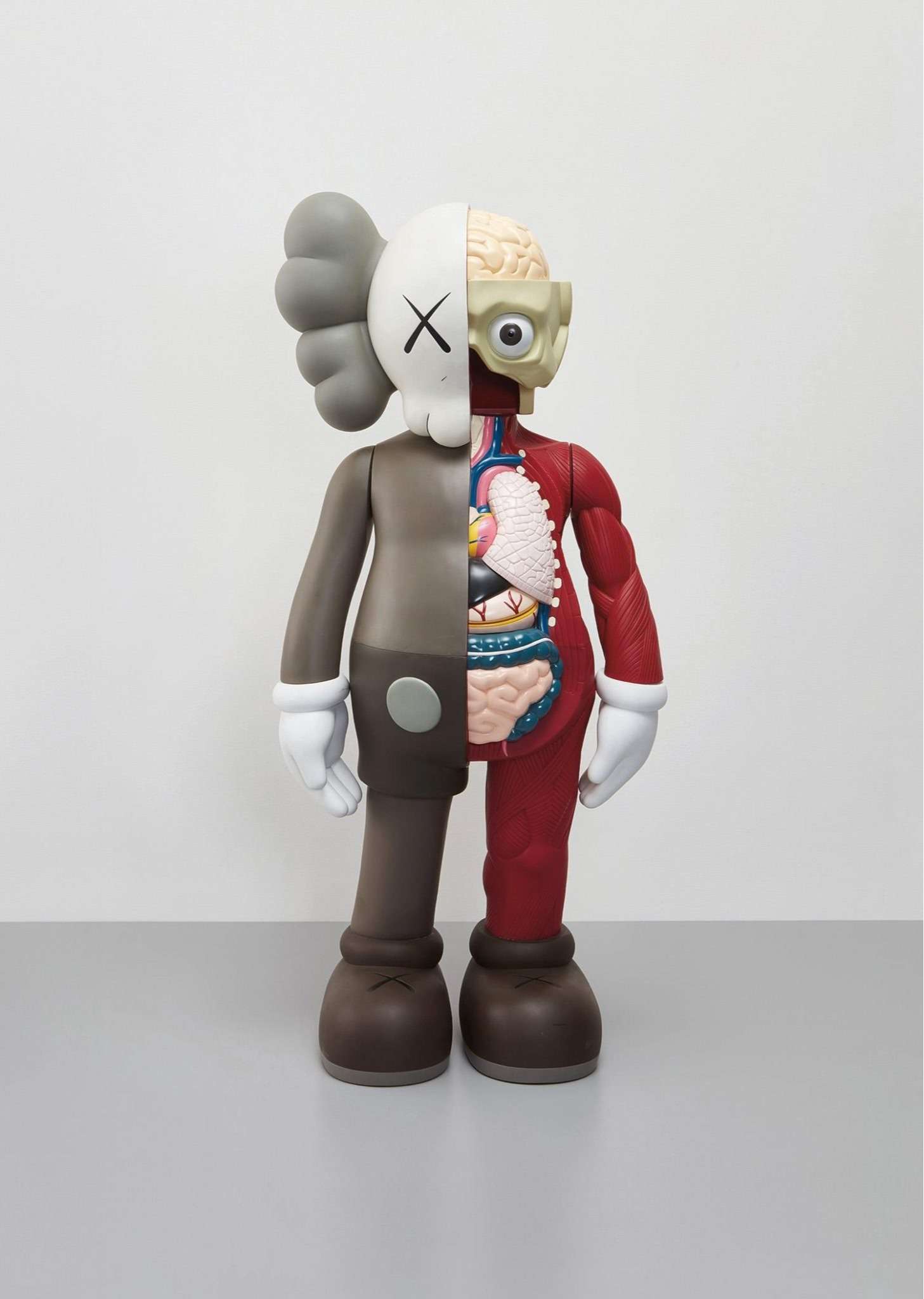 Four Foot Dissected Companion (Brown) by Kaws