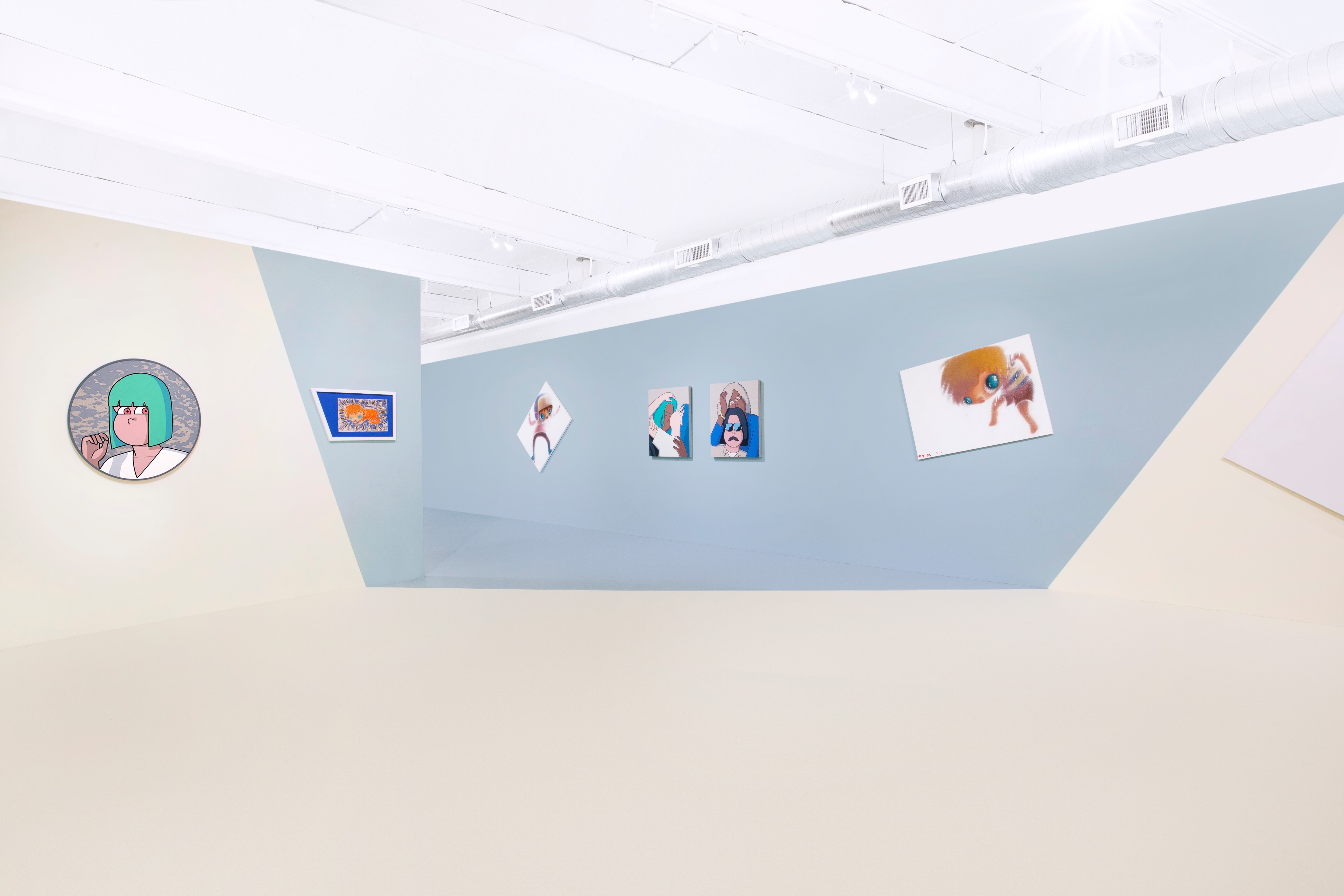 Installation view 1 of Beyond the Characters - Curated by 404 Art Collection