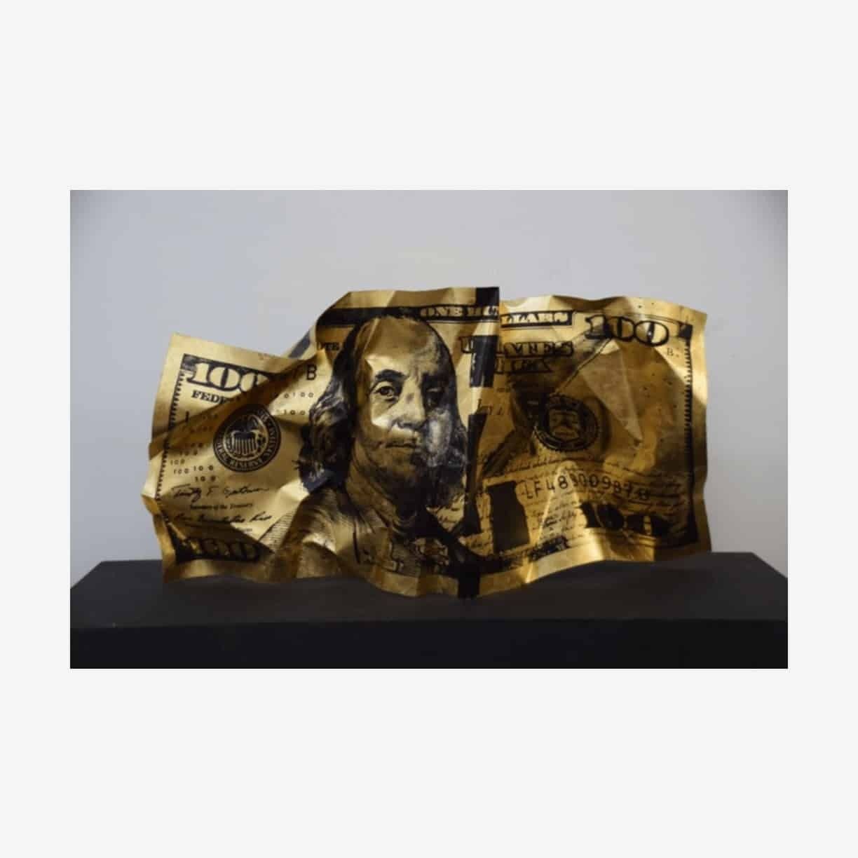 Gold Crumple by Mister E