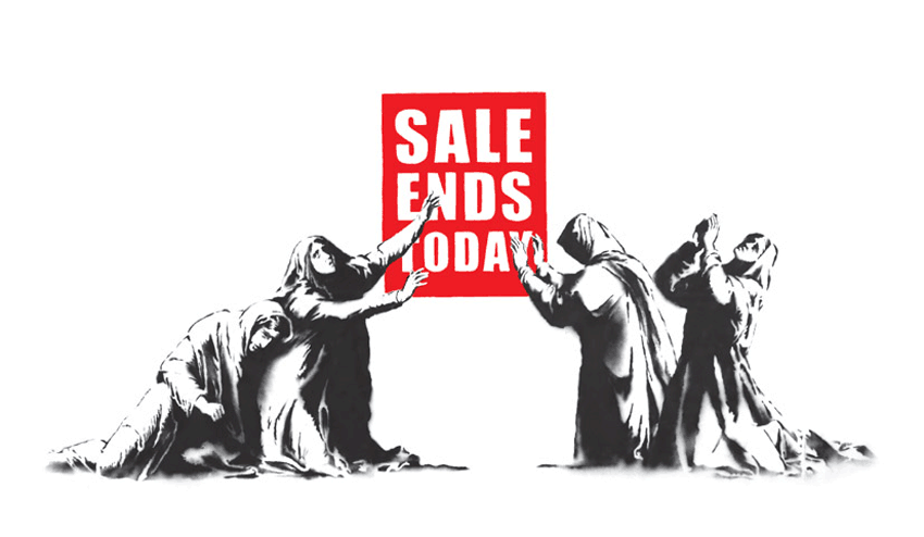 Sale Ends v2 by Banksy