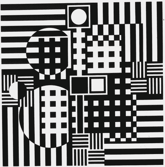 Jerusa by Victor Vasarely