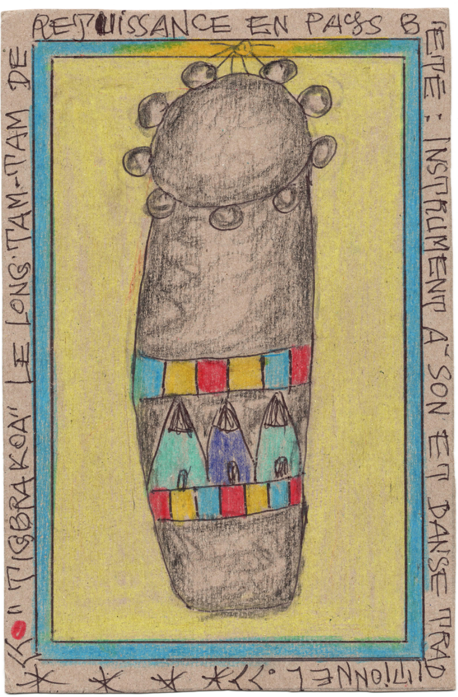"Tig brakoa" le long tam-tam de réjouissance en pays bété by Frédéric  Bruly Bouabré