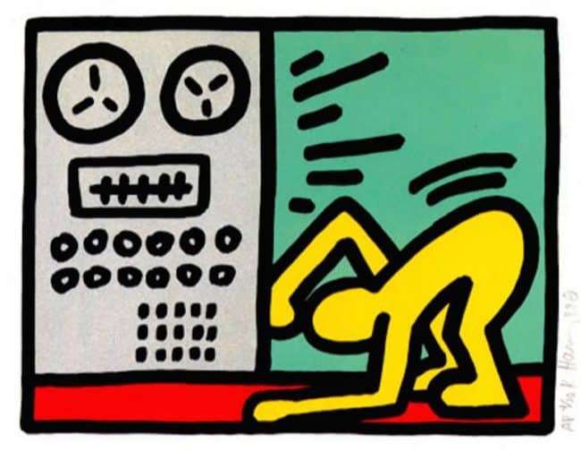 4 Pop Shop III by Keith Haring