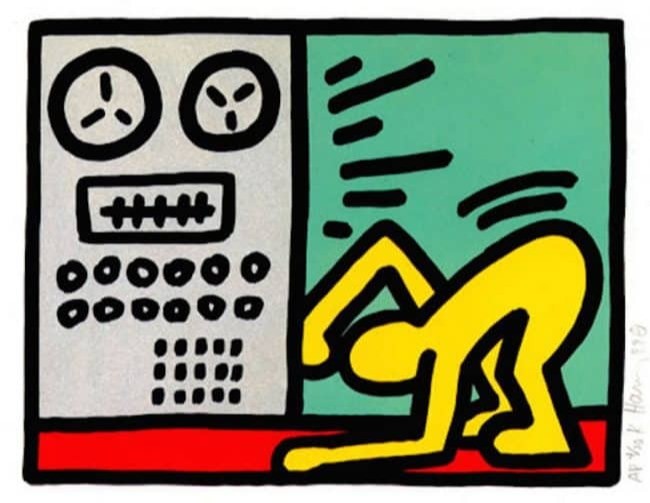 4 Pop Shop III by Keith Haring