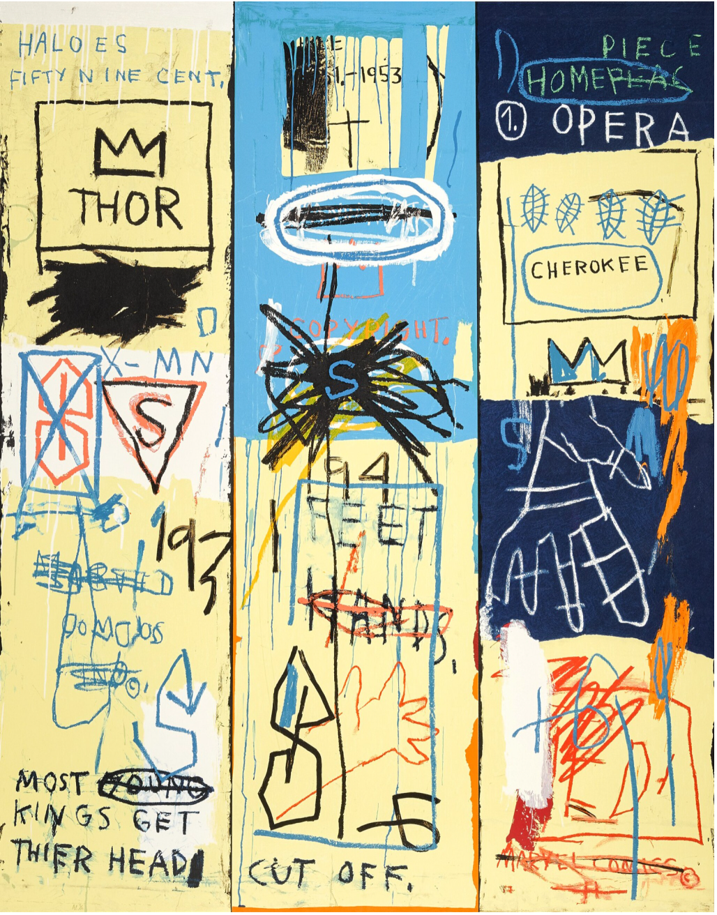 Charles The First by Jean-Michel Basquiat
