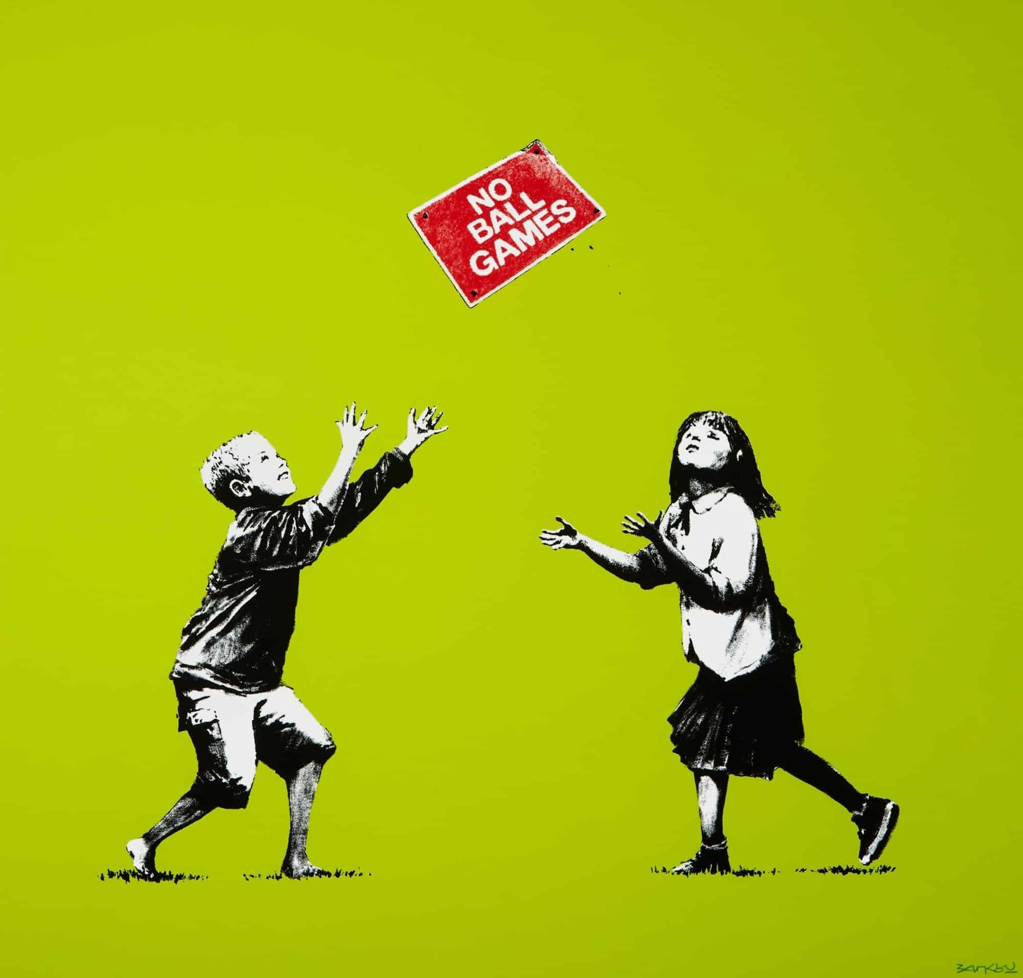 No Ball Games by Banksy
