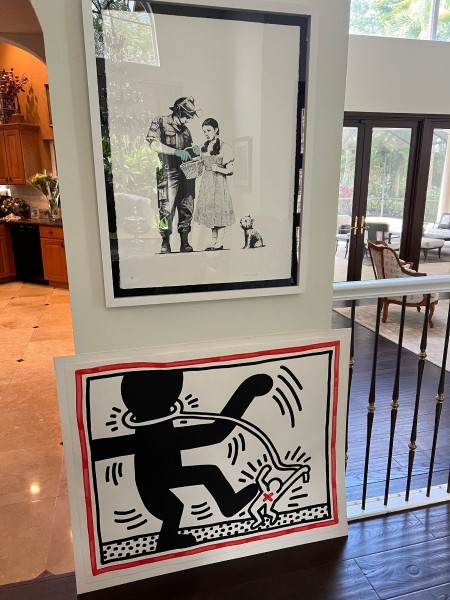 Untitled 2 From Free South Africa 1985 by Keith Haring