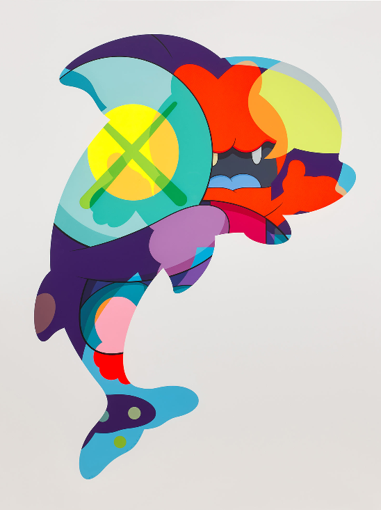 Piranhas when you're sleeping by KAWS
