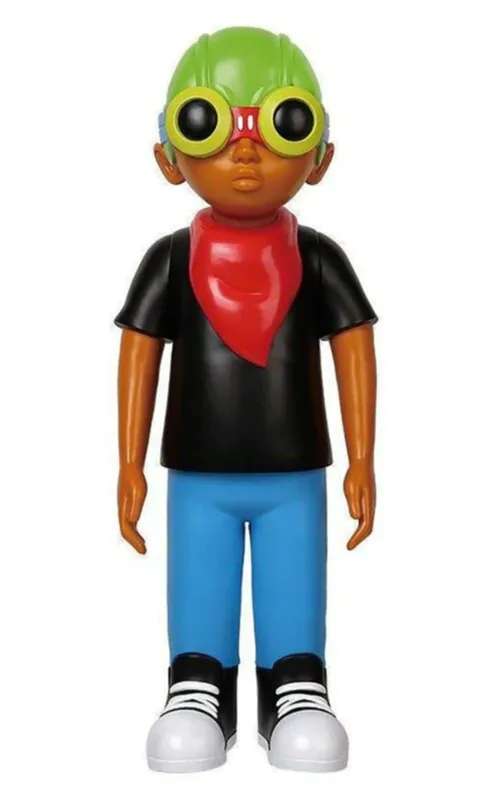 Flyboy Black Tee by Hebru Brantley