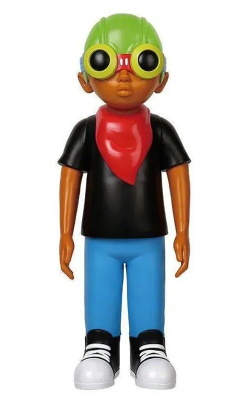 Flyboy Black Tee by Hebru Brantley