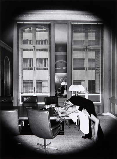 Office Love by Helmut Newton