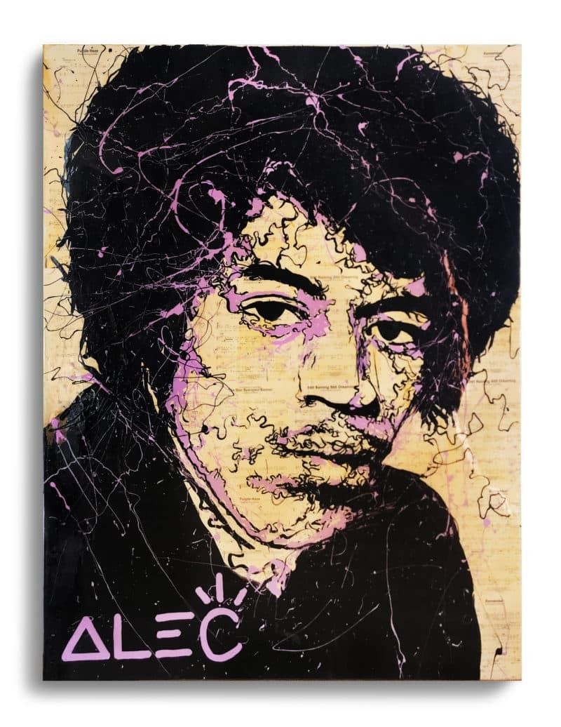 ICONS: JIMI HENDRIX by ALEC MONOPOLY
