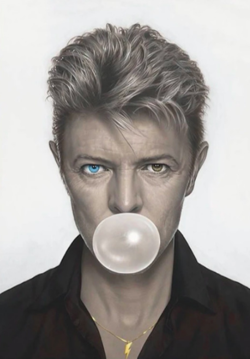 Aladdin Sane Bubblegum (Bowie) by Michael Moebius