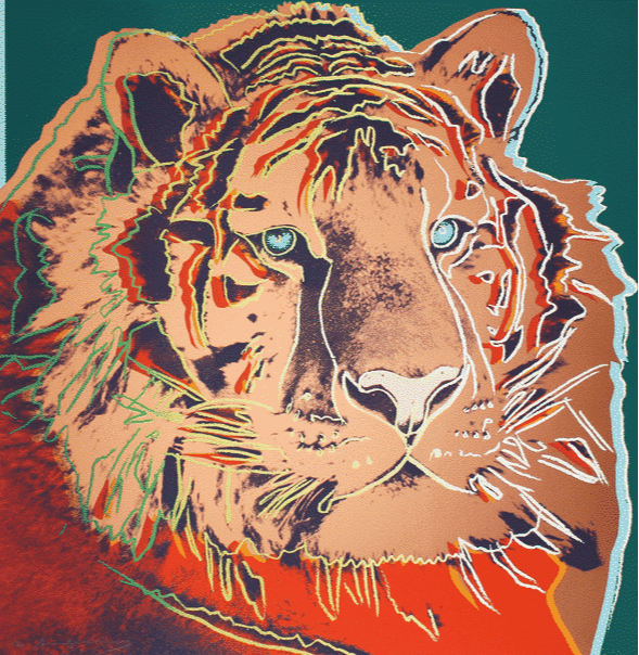Siberian Tiger by Andy Warhol