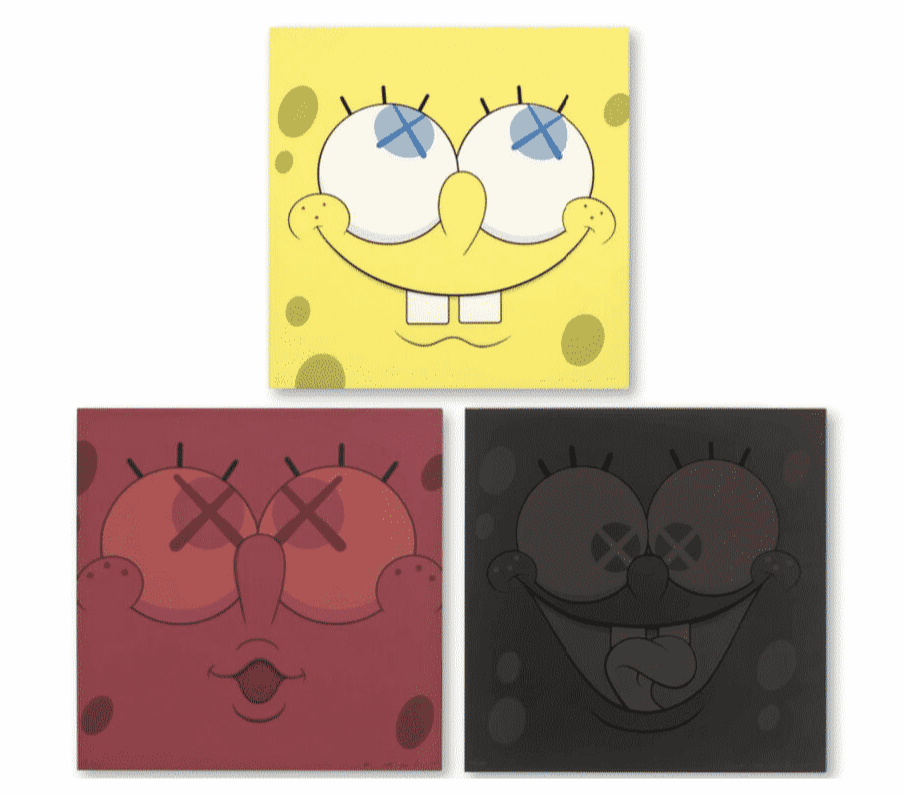 Kawsbob (Portfolio of Three) by Kaws