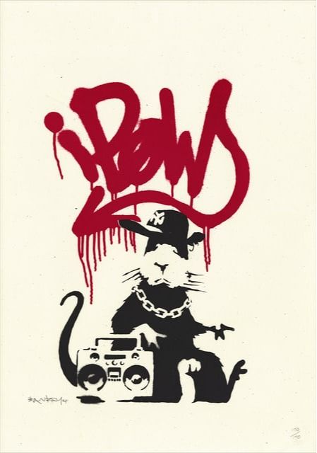 Gangsta Rat (Unsigned) - BANKSY