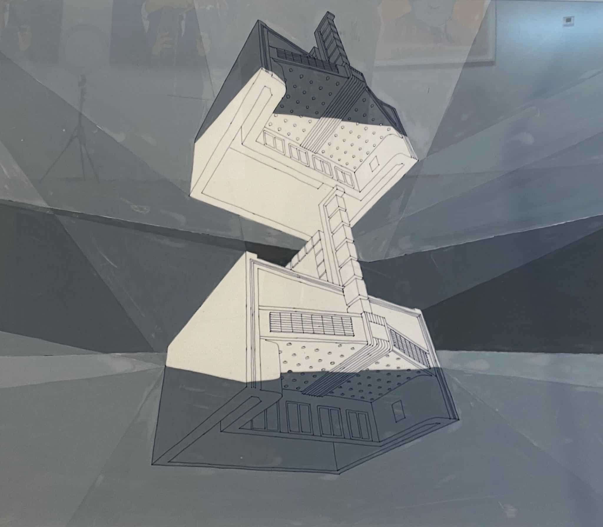 Light Haze Study For Merce Cunningham's eye space by Daniel Arsham