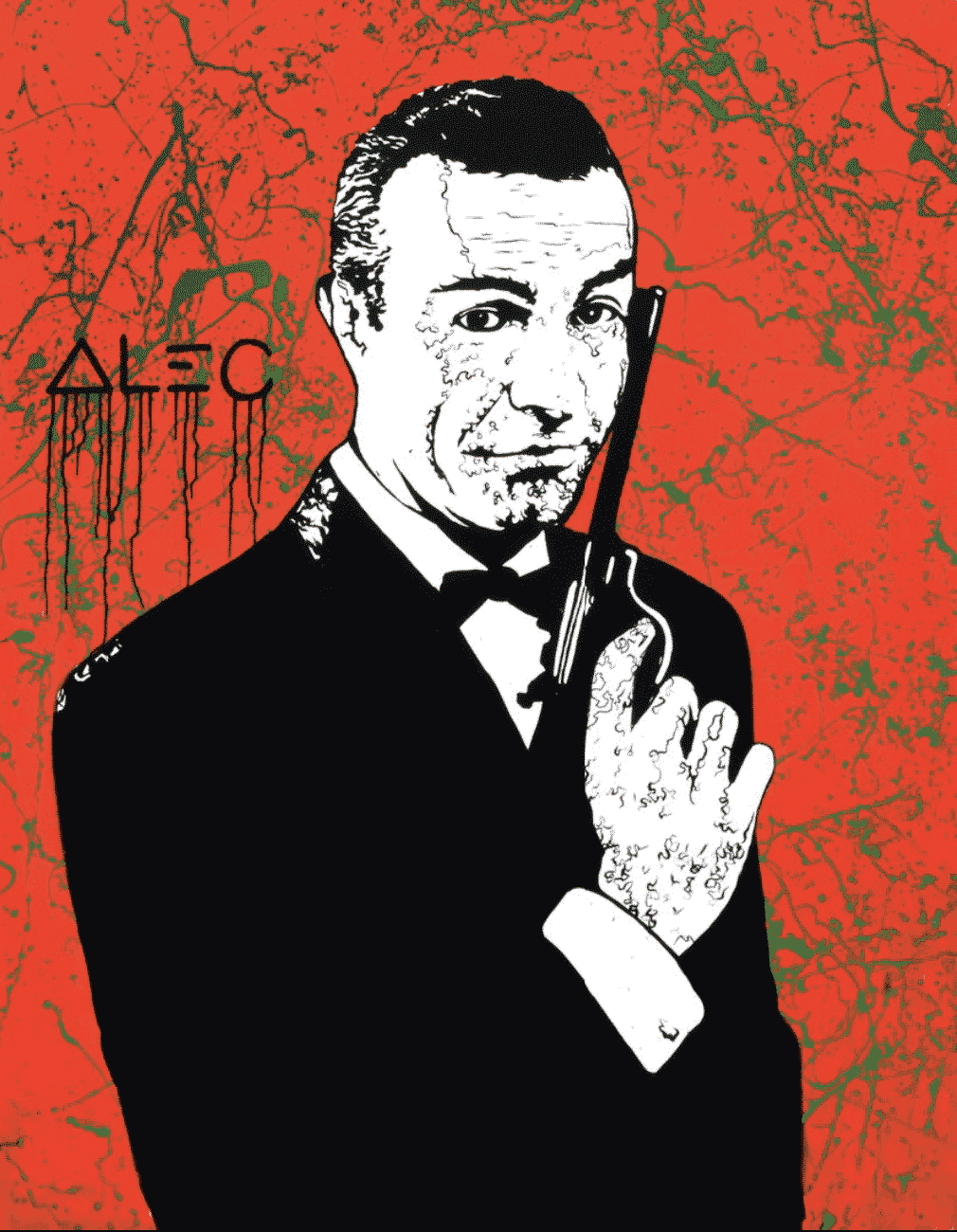 Red 007 by Alec Monopoly