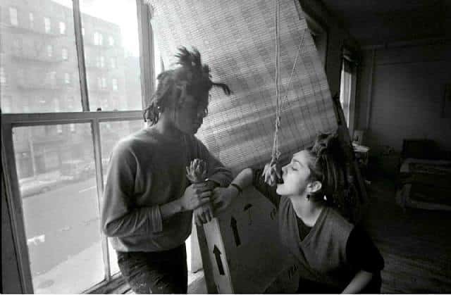 Jean-Michel Basquiat and Madonna