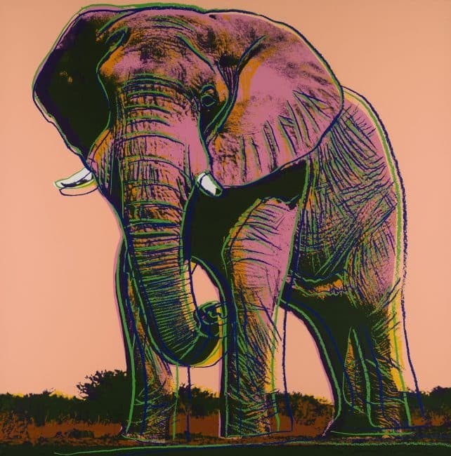Elephant by Andy Warhol