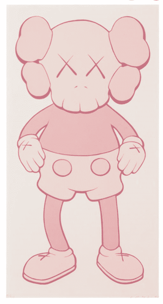 99 COMPANION (Pink) by Kaws