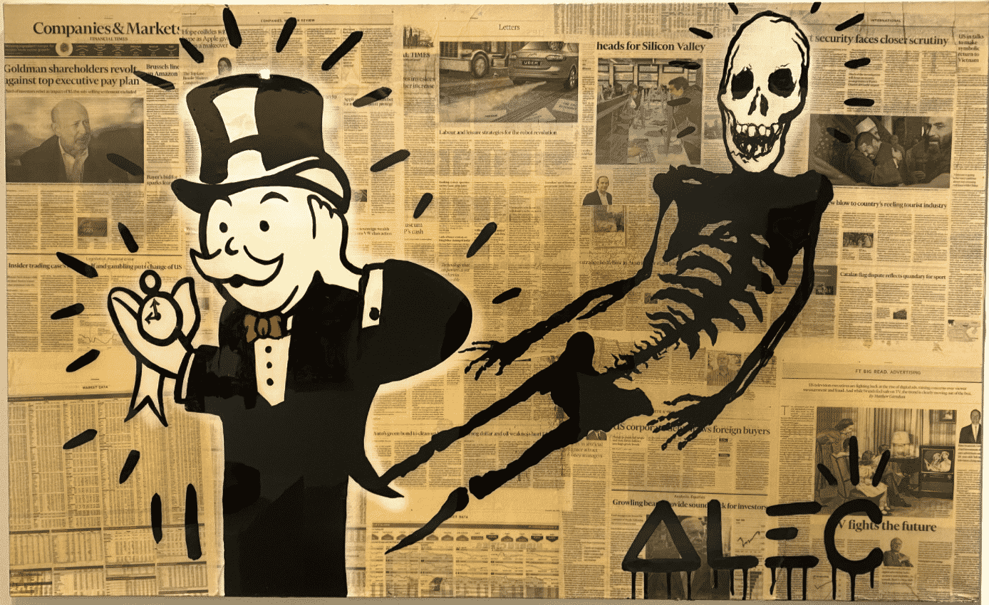Money Never Sleeps by Alec Monopoly