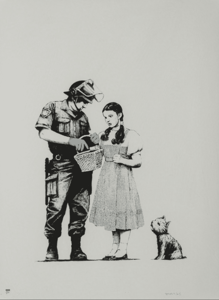 Stop and Search (Signed) by Banksy