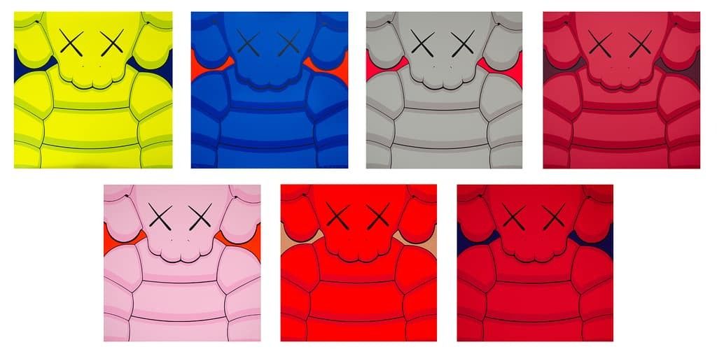 What Party (Set of 7) by Kaws