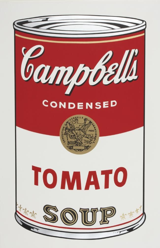 CAMPBELL’S TOMATO SOUP – Andy Warhol