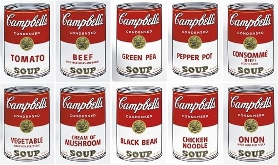 Campbell’s Soup Complete Portfolio I By Andy Warhol