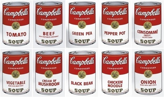Campbell’s Soup Complete Portfolio I By Andy Warhol