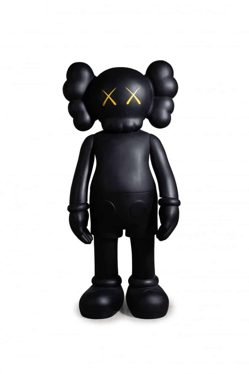 Four Foot Companion (Black) by Kaws