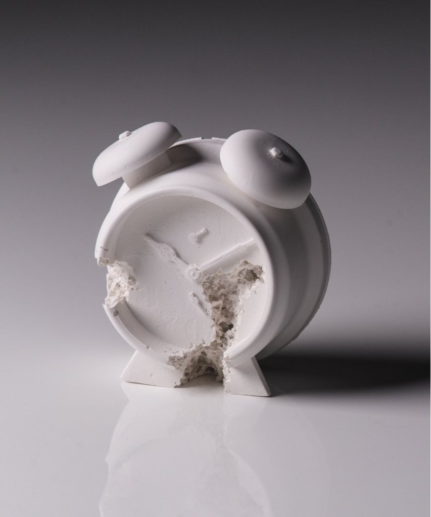 Future Relic 03: Clock – 2015 by Daniel Arsham