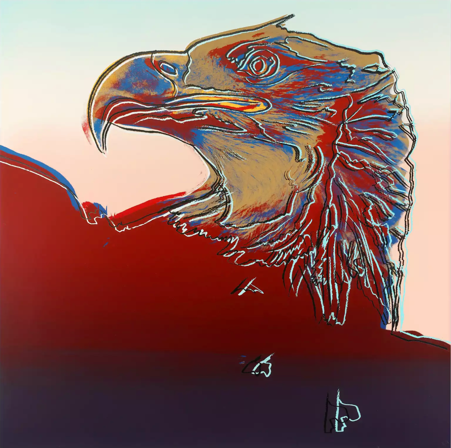 Bald Eagle (F&S Iib.296) Trial Proof by Andy Warhol