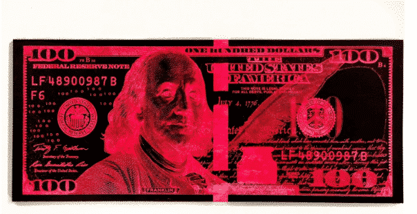 Red Negative Benny Jr by Mister E