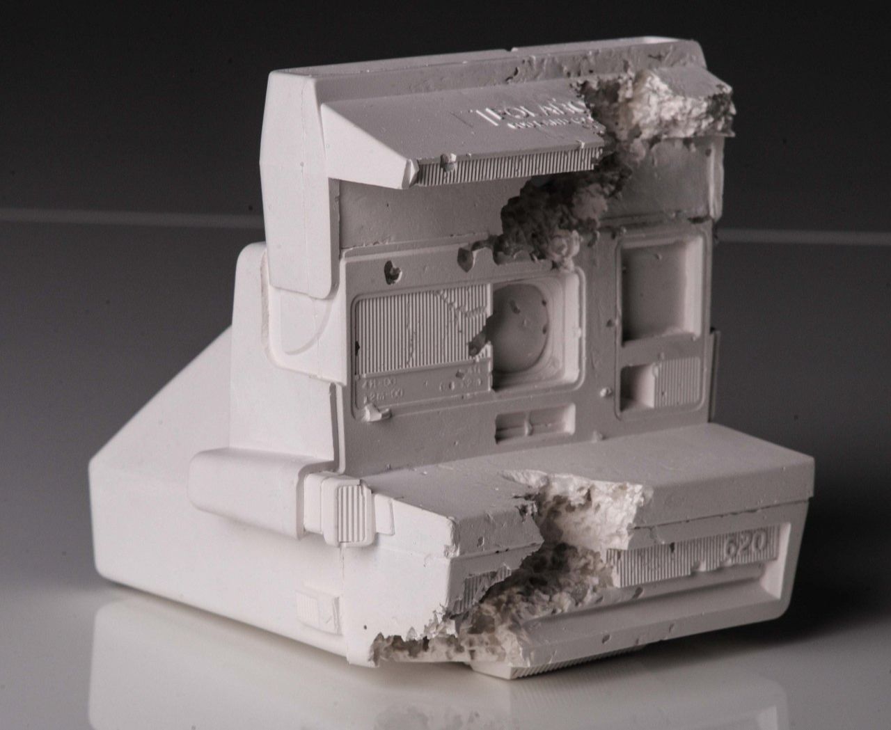 Future Relic 06: Polaroid Camera – 2016 by Daniel Arsham