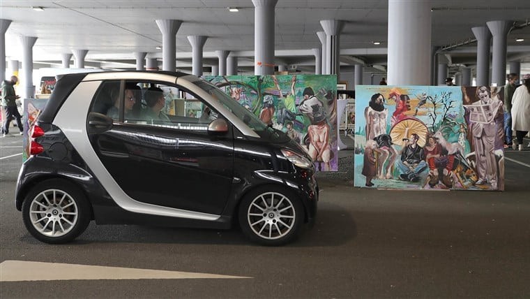 Artists In Germany Innovate With Drive-through Gallery