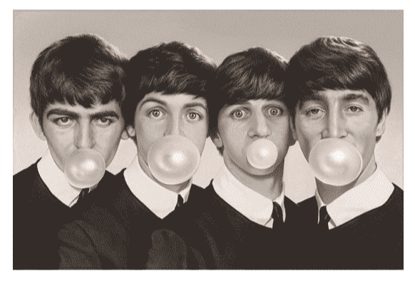 All You Need is Gum (Beatles) by Michael Moebius