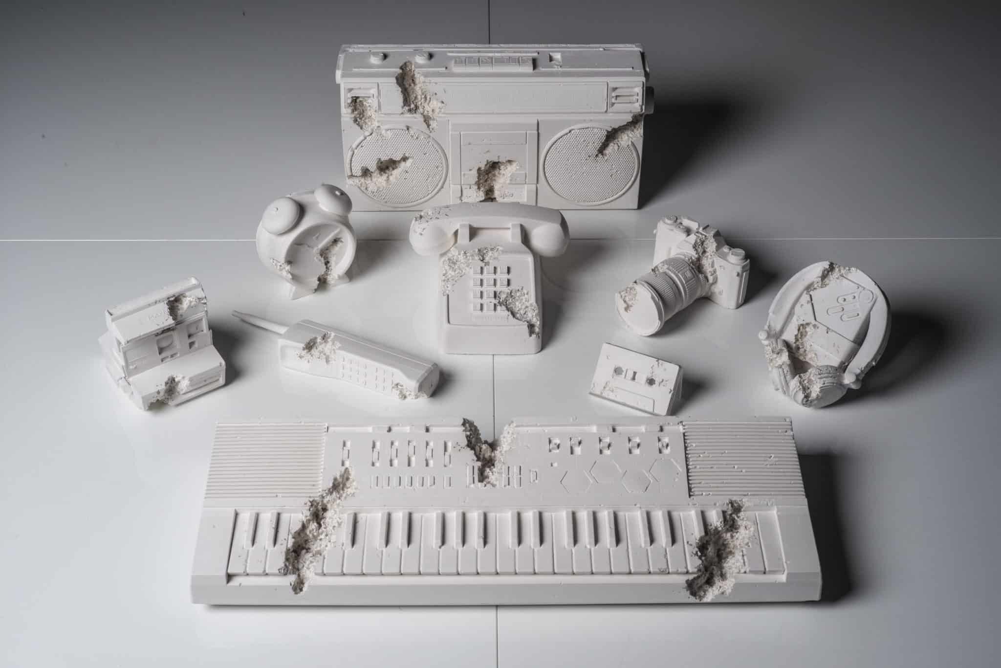 Future Relic (complete set of 9 works) by Daniel Arsham