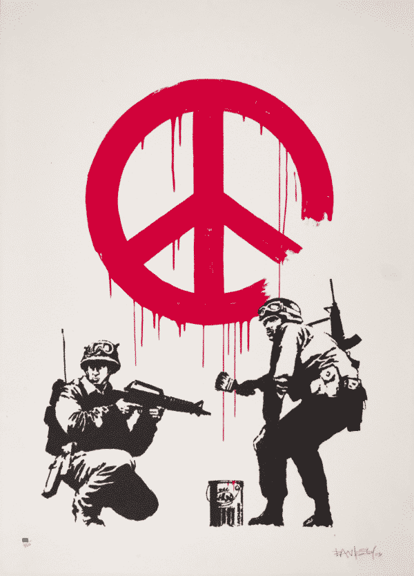 CND Soldiers (Signed) - Banksy