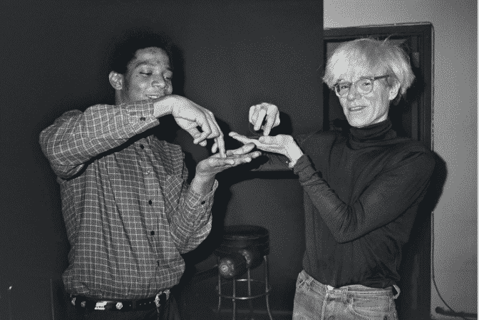 Jean-Michel Basquiat and Andy Warhol
