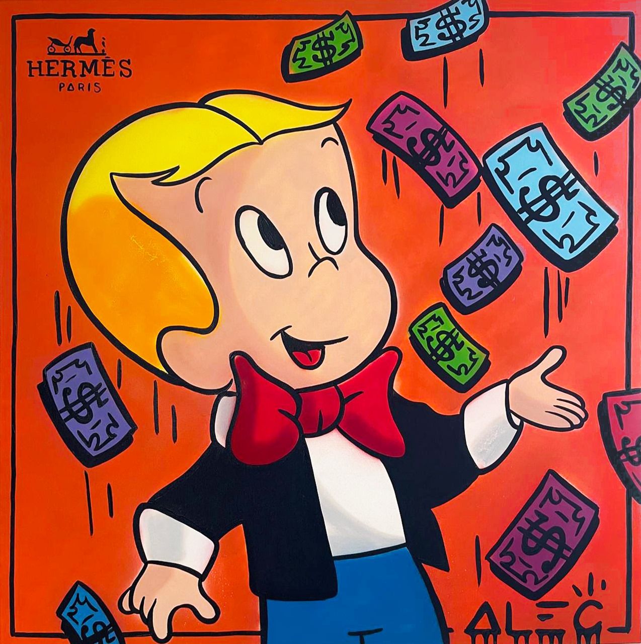 Image of Hermes Icons: Richie Throwing Money