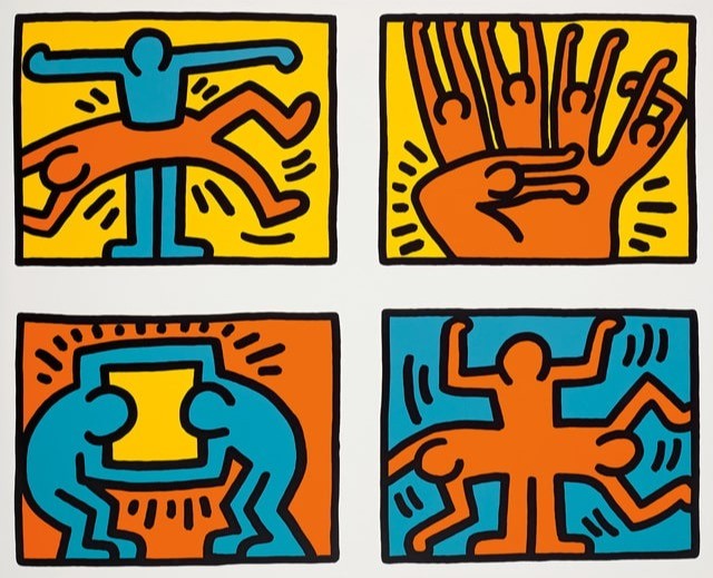 POP SHOP QUAD VI by Keith Haring