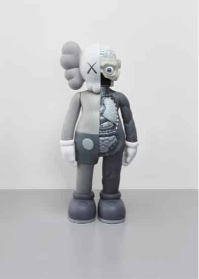 Four Foot Dissected Companion (Grey) by Kaws
