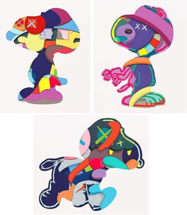 No One's Home, Stay Steady, The Things That Comfort (Portfolio of 3) by KAWS